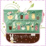 르슈크레 유아 턱받이(플라워그린)