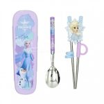 겨울왕국2 입체페이스 젓가락 스푼소프트 케이스세트