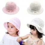 로맨틱 리본 레이스 유아 벙거지모자(44-52)304152