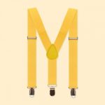 컬러 멜빵 어린이용 노랑