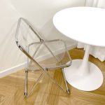 투명 폴딩 의자 / 인테리어 투명의자 접이식의자