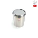 낮은 스텐 뱅뱅이 휴지통 스텐쓰레기통 중