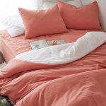 애프리콧 모모 무봉제 슈퍼싱글 이불 베개커버 세트