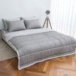 그레이 드리즐 슈퍼싱글 간절기 이불 베개커버 세트